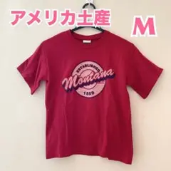 【匿名配送】アメリカ土産　海外お土産　限定品　モンタナ　半袖Tシャツ　部屋着