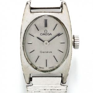 OMEGA(オメガ) 腕時計 - レディース 社外ベルト シルバー