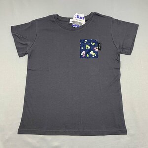 【送料無料】【新品】 レディース半袖Tシャツ（接触冷感 ）　　M　　チャコールグレー★32206