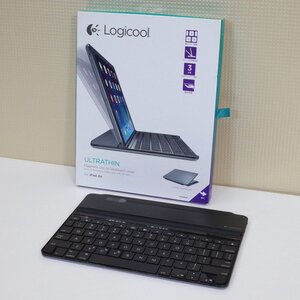 ロジクール Logicool キーボードカバー マグネットクリップ iPad Air ブラック 薄型 軽量 パソコン スタンド機能 EG7727 中古オフィス家具