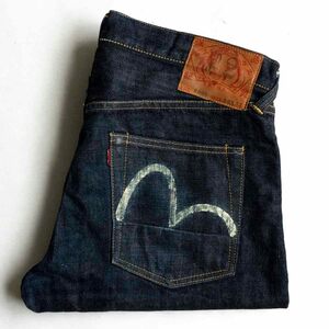 【美品/濃紺】EVISU 【LOT.2005 デニムパンツ】34×32 エビス ジーンズ カモメ 2409088