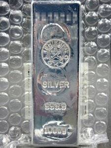 ★■【送料無料/1Kg】 石福金属興業 地金 グッドデリバリーバー SILVER シルバー 純銀 INGOT インゴット 1000g