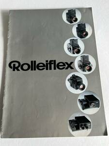 457‐30(送料無料）Rolleiflex　ローライフレックス　カタログ　取扱説明書（使用説明書）激レア