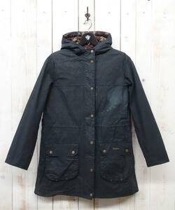 古着卸　ヨーロッパ仕入 ＊Barbour バブアー ＊Marsworth Durham Jacket 　レディスワックスドジャケット 　アウトドアジャケット　UK12