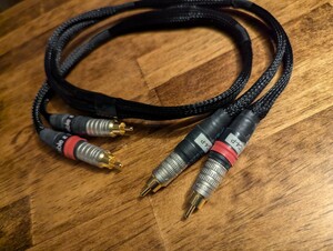 ☆マルチョウエンジニアリング　Ladder-type audio cable　LTC4-P　RCA-RCA　1.0m pair　国産　その③