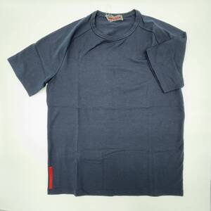 【未使用品】PRADA SPORT プラダ スポーツ ジッパーポケット Tシャツ ネイビー M