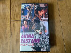 中森明菜 AKINA EAST LIVE 全24曲収録 イーストライヴ　HiFi VHSビデオ　テープ