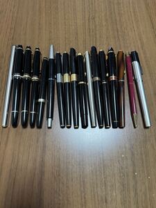 万年筆 15点 　※ペン先　K14　585　K18等 　・ ボールペン １点 ・ Pentel セラミクロン １点 　　 おまとめ17点　　※筆記未確認