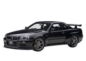 AUTO art 77407 1/18 日産 スカイライン GT-R （R34） Vスペック II （ブラックパール）