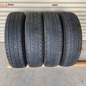 ダンロップ DUNLOP ENASAVE VAN01 195/80R15 107/105L LT 2021/2020年製造　中古タイヤ4本セット