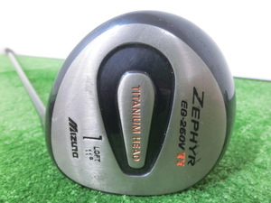 ♪MIZUNO ミズノ ZEPHYR EG-260V Ti 1W ドライバー 11° /純正 シャフト TECHNO FLEX 2660 FLEX-SR G8391♪