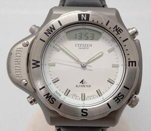 CITIZEN シチズン ALTIMETER アルティメーター チタン C040-088450 クォーツ