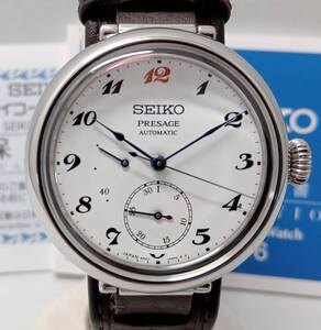 SEIKO PRESAGE 6R27-00V0 110周年記念モデル クラフツマンシップシリーズ 琺瑯ダイヤル パワーリザーブ 2,500点限定 SARW065 自動巻