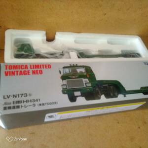 トミカリミテッドネオ1/64LV-N173b日野HH341重機運搬トレーラー東急TD302新品