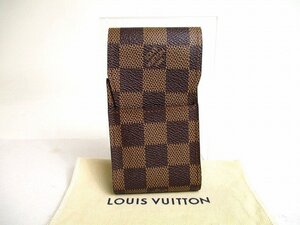 【新品同様】 ルイヴィトン LOUIS VUITTON ダミエ エテュイ シガレット タバコケース タバコ入れ シガレットケース メンズ レディース