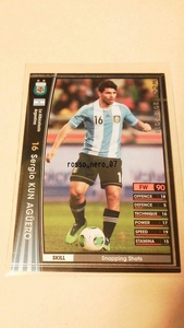 ☆WCCF2012-2013☆12-13Ver.2.0☆A13☆黒☆セルヒオ・アグエロ☆アルゼンチン代表☆Sergio KUN Aguero☆La Albicelestes☆