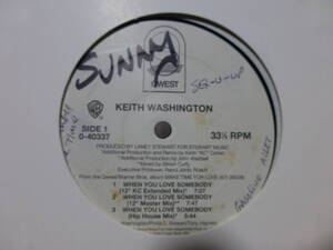 【us original】keith washington/when you love somebody/wol