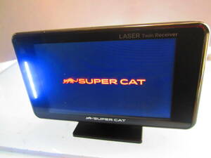 最新データ YUPITERU SUPER CAT GPSアンテナ内蔵 レーザー＆レーダー探知機　LS300 中古品