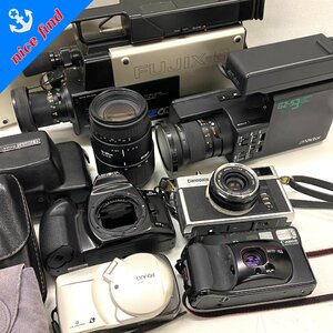 ◆ビデオカメラまとめ売り6点セット◆キャノン フジフイルム ミノルタ ビクター FUJIX-8 GZ-S3 α303si 他 本体 レンズセット含む ジャンク