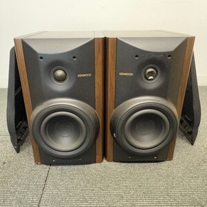 F444-K61-502 KENWOOD ケンウッド 2WAY 2SPEAKER SYSTEM 2ウェイスピーカーシステム LSF-555 スビーカー オーディオ機器 日本製 通電確認OK