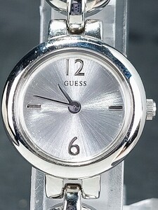 新品 箱付き GUESS ゲス アナログ クォーツ 腕時計 スモールサイズ シルバー メタルベルト ブレスレットタイプ ステンレス 新品電池交換済