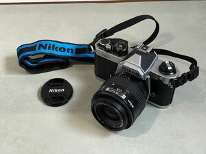 【ジャンク品】ニコン Nikon FM2(35mm 一眼レフ)+ AF NIKKOR 35-70 F3.3-4.5 + 純正ストラップ