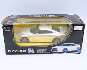 ★100円スタート★RASTAR ラスター NISSAN ニッサン GTR ラジコン R/C SCALE:1/24 日産 おもちゃ シルバー 動作未確認◆1390