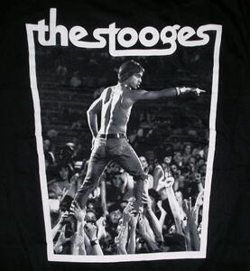 ★イギー ポップ アンド ザ・ストゥージス Tシャツ Iggy & The Stooges CROWD 黒 XL 正規品