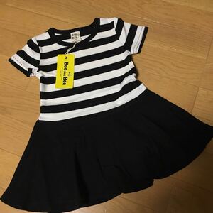 新品　bee des bee 90cm 韓国　子供服　半袖　ワンピース　ドッキングワンピース　スカート　キッズ　ベビー　子供