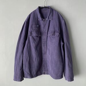 ユーロヴィンテージ ワークウェア コットンリネン ジャケット 80’s 90’s euro workwear vintage jacket 