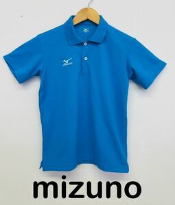 ★ミズノ/MIZUNO★半袖ポロシャツ テニス 水色 キッズ