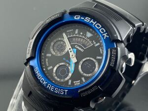 [M009]1円～☆メンズ腕時計 カシオCASIO G-SHOCK ジーショック アナデジ AW-591 動作品