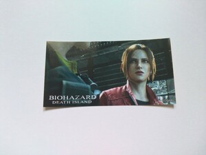 バイオハザード：デスアイランド ステッカーコレクション　クレア・レッドフィールド 　Resident Evil　映画　Biohazard: Death Island