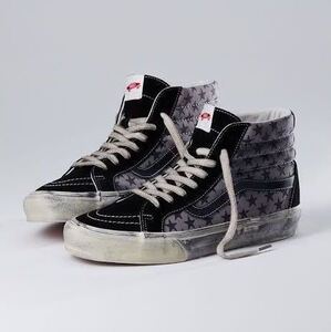 送料無料 28cm Bianca Chandon × Vault by Vans Sk8-Hi Reissue VLT LX Black/Gray バンズ ビアンカシャンドン スケハイ 星柄 US10 新品