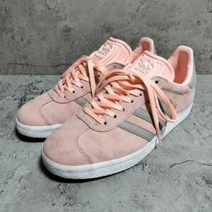 アディダスオリジナルス adidas ローカットスニーカー 23㎝ スエード レースアップ ピンク LOW 靴 