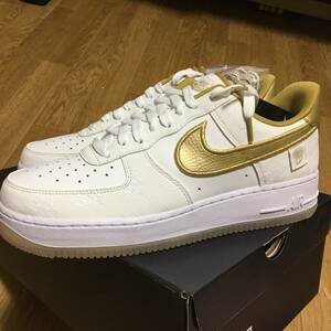 NIKE AIR FORCE 1 ‘07 LV8 World Wide KATAKANA White Gold ナイキ エア フォース カタカナ ホワイト ゴールド 白 金 AF1 DA1343-170