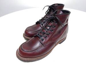 REDWING　Beckman　レッドウィング　ベックマン　9010 05年　モックトゥ　レザーブーツ　シューズ　USA製　アメリカ製　US9　27cm