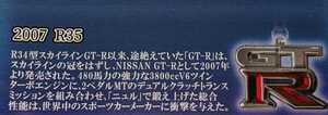 2007 R35　NISSAN GT-Rカーエンブレムメタルキーホルダーコンプリートコレクション　トイズキャビン　ガチャ　ガチャガチャ