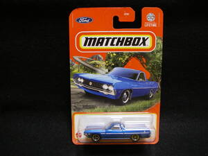 数２ ★ MATCHBOX ☆ マッチボックス ☆ 1970 FORD RANCHERO ★ ランチェロ ☆ 青