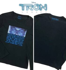 映画 トロンレガシー Tron Legacy ジェフ ブリッジス 長袖 Tシャツ ロンT disney