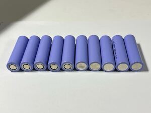 18650 リチウムイオン電池　10本　2000mah バッテリー電池　超安い　中古　セル　