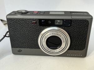 1円スタート FUJIFILM NATURA CLASSICA 富士フィルム ナチュラクラシカ コンパクトフィルムカメラ f専用ケース有 通電確認済み