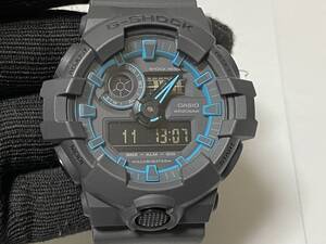 カシオ CASIO Gショック G-SHOCK ネオンブルー GA-700SE-1A2JF 展示未使用品