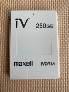 中古　カセットハードディスク　iVDR-S 250GB 1個　maxell マクセル 