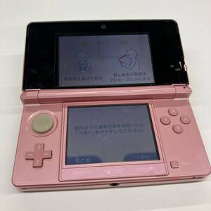 F421-O60-764◎ ニンテンドー 任天堂 3DS CTR-001 ミスティピンク ゲーム 稼働確認済み