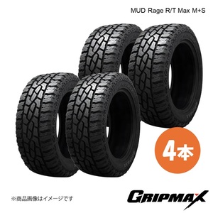 GRIPMAX/グリップマックス MUD Rage R/T Max M+S タイヤ 4本 155/65R14 75Q RBL ブラックレター 6972435763178