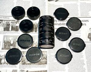 Nikon ニコン レンズキャップ フィルター 52mm まとめて 富士山マーク他 前蓋 後蓋 CAP