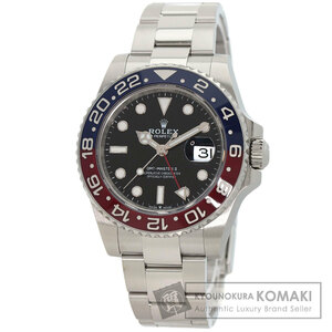 ROLEX ロレックス 126710BLRO GMTマスター2 赤青ベゼル 腕時計 ステンレススチール SS メンズ 中古