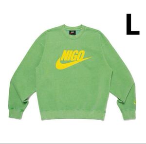 NIGO NIKE NRG NIGO CREW FLC GREEN Lサイズ