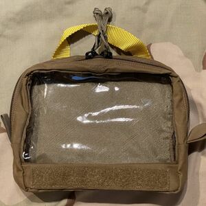 【入手困難】新品未使用 ミステリーランチ メディカルポーチ （黄）アメリカ製 Mystery Ranch medical pouch RATS 米軍実物 軍用アウトドア